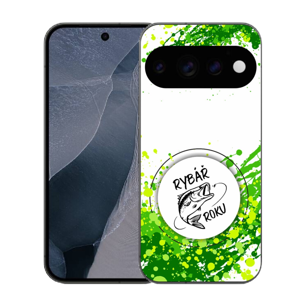 Gélový kryt mmCase na Google Pixel 11 Pro - rybár roka biele pozadie
