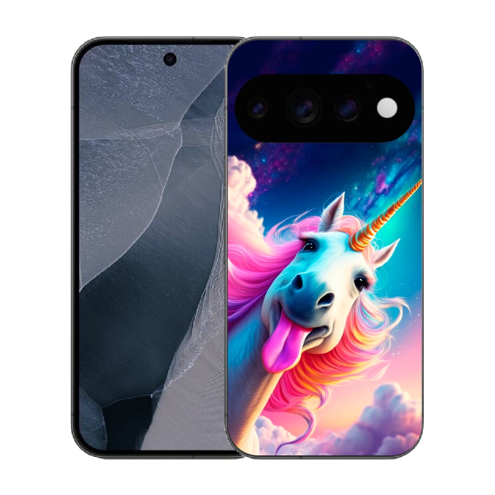 Gélový kryt mmCase na Google Pixel 11 Pro - šialený jednorožec