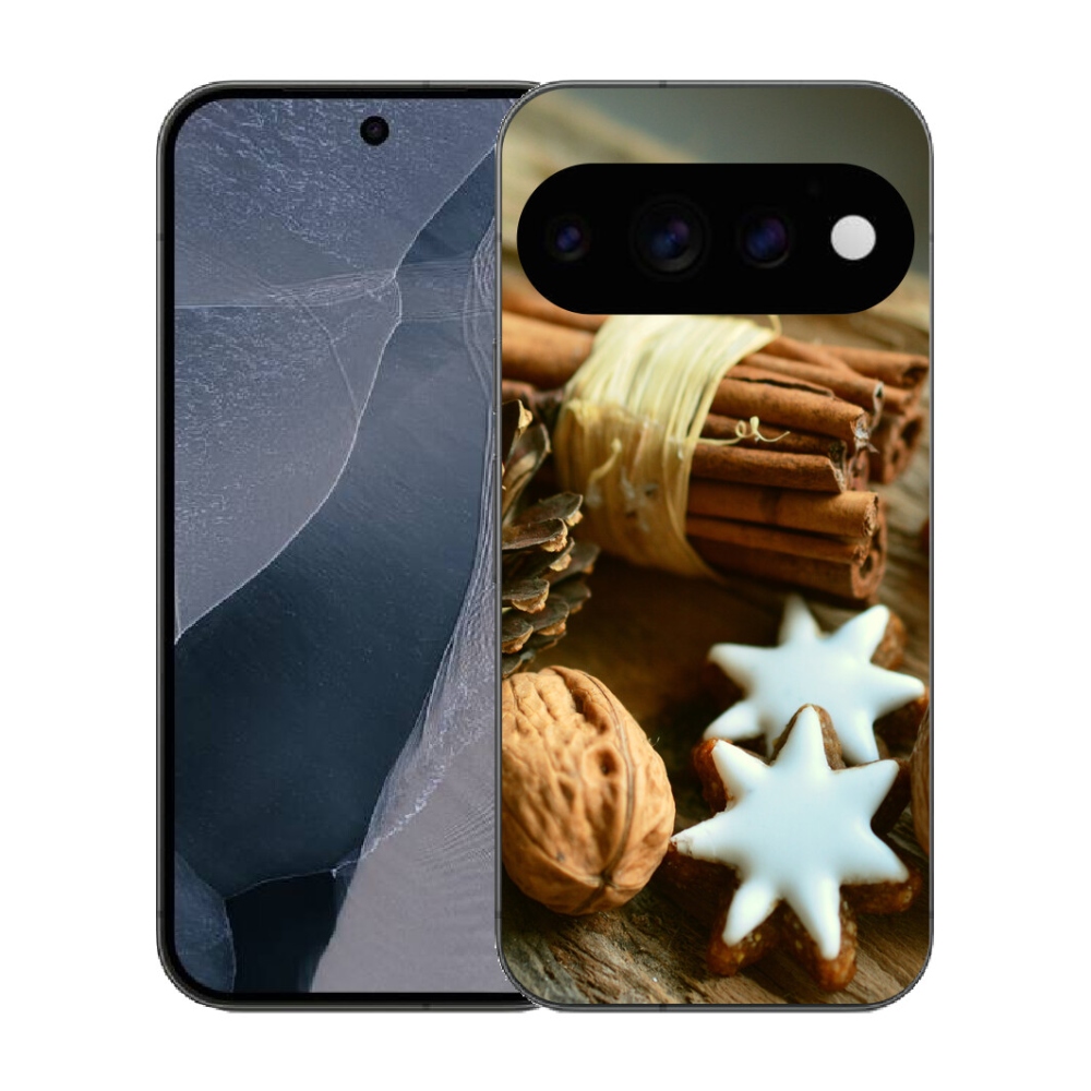 Gélový kryt mmCase na Google Pixel 11 Pro - škorica a perníčky