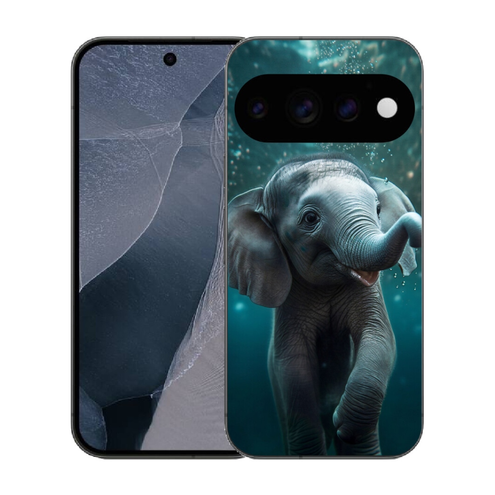 Gélový kryt mmCase na Google Pixel 11 Pro - sloník pod vodou
