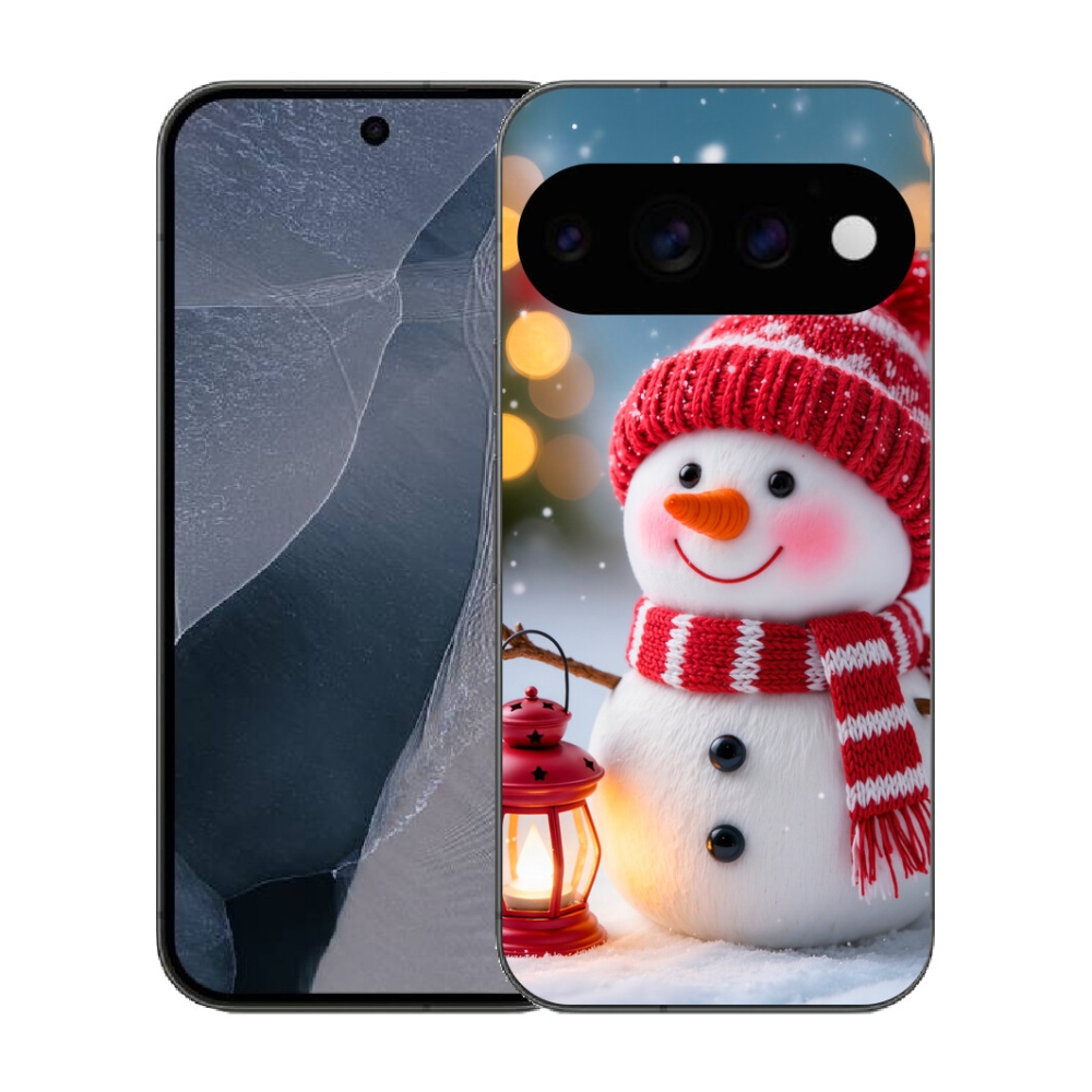 Gélový kryt mmCase na Google Pixel 11 Pro - snehuliak 2