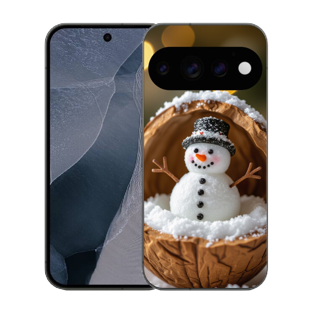 Gélový kryt mmCase na Google Pixel 11 Pro - snehuliak 4