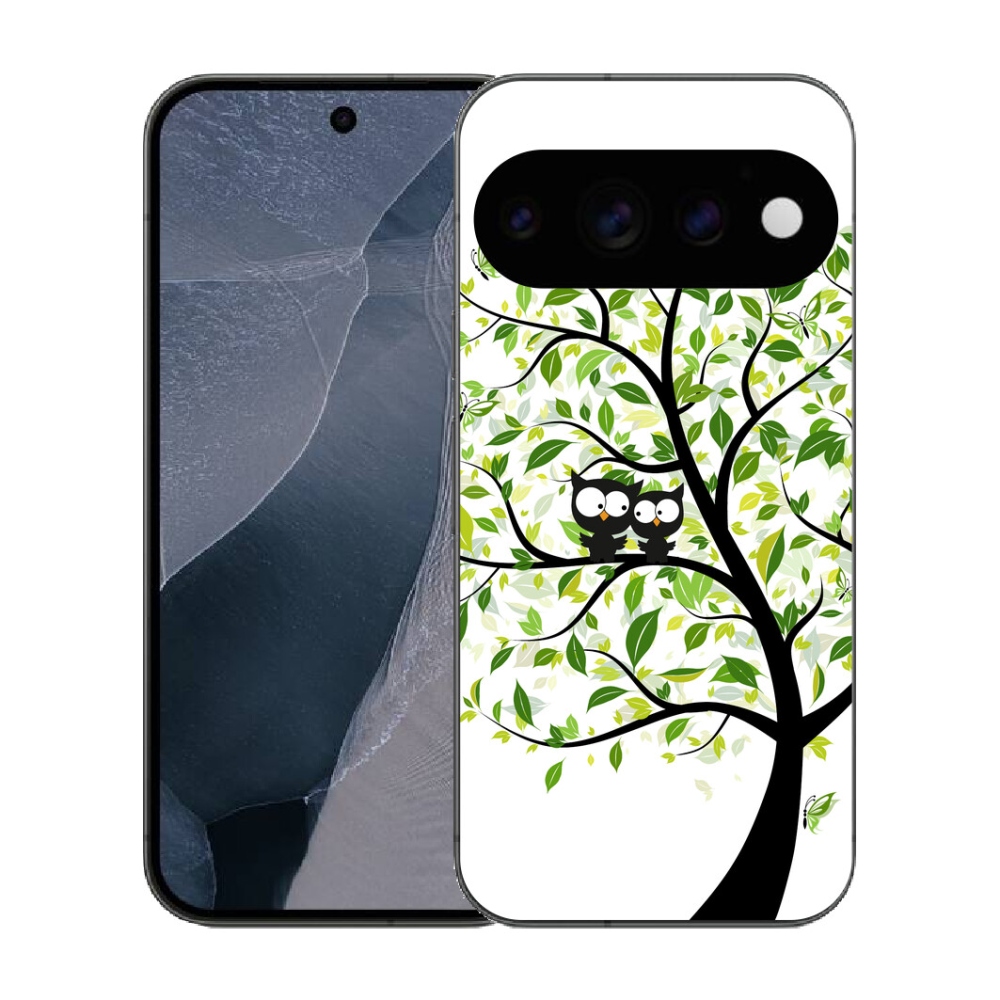 Gélový kryt mmCase na Google Pixel 11 Pro - sovičky na strome