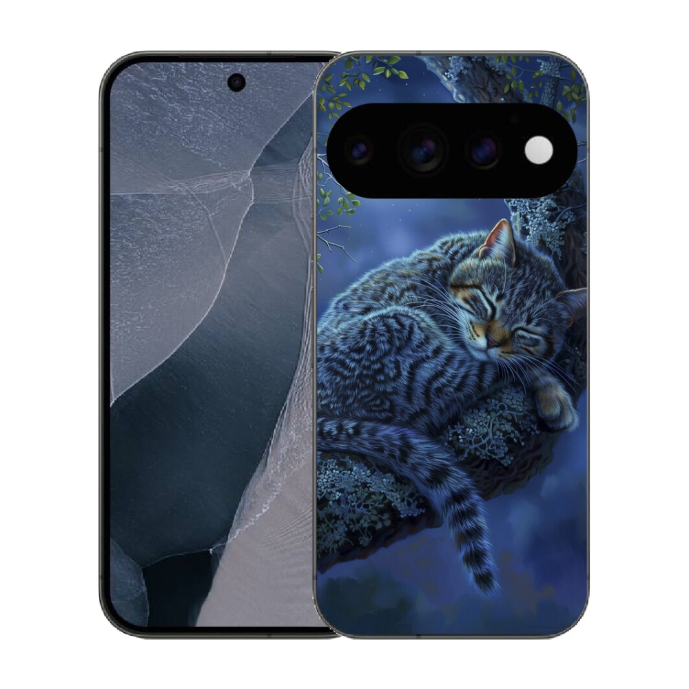 Gélový kryt mmCase na Google Pixel 11 Pro - spiaca mačka