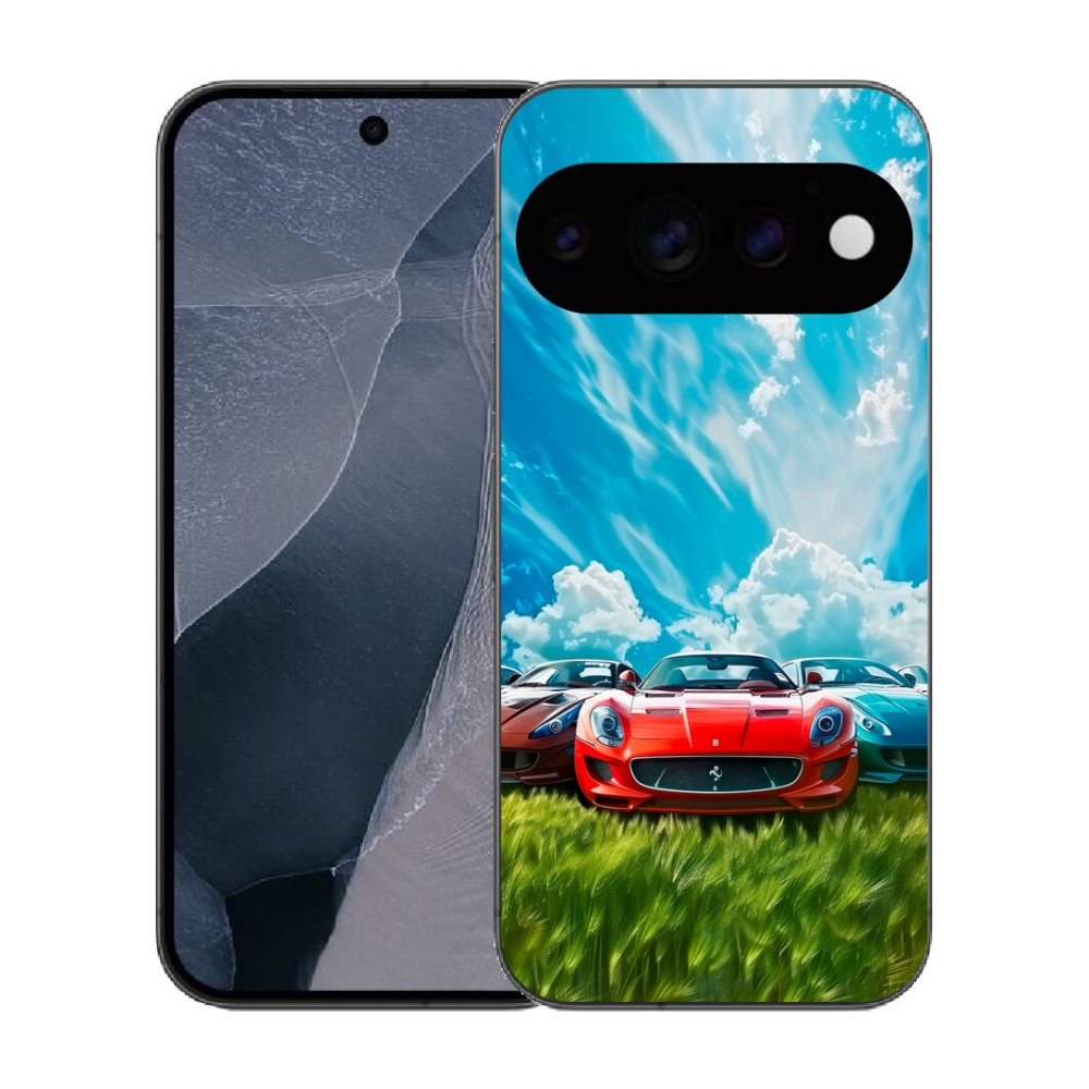 Gélový kryt mmCase na Google Pixel 11 Pro - športové vozidlá