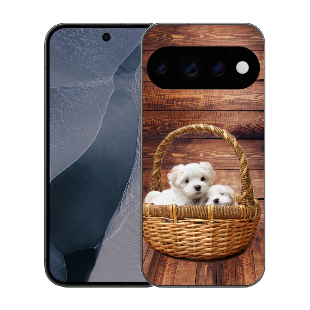 Gélový kryt mmCase na Google Pixel 11 Pro - šteniatka