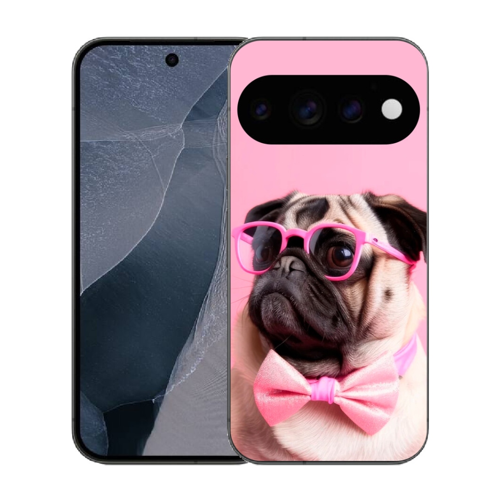 Gélový kryt mmCase na Google Pixel 11 Pro - štýlový mops