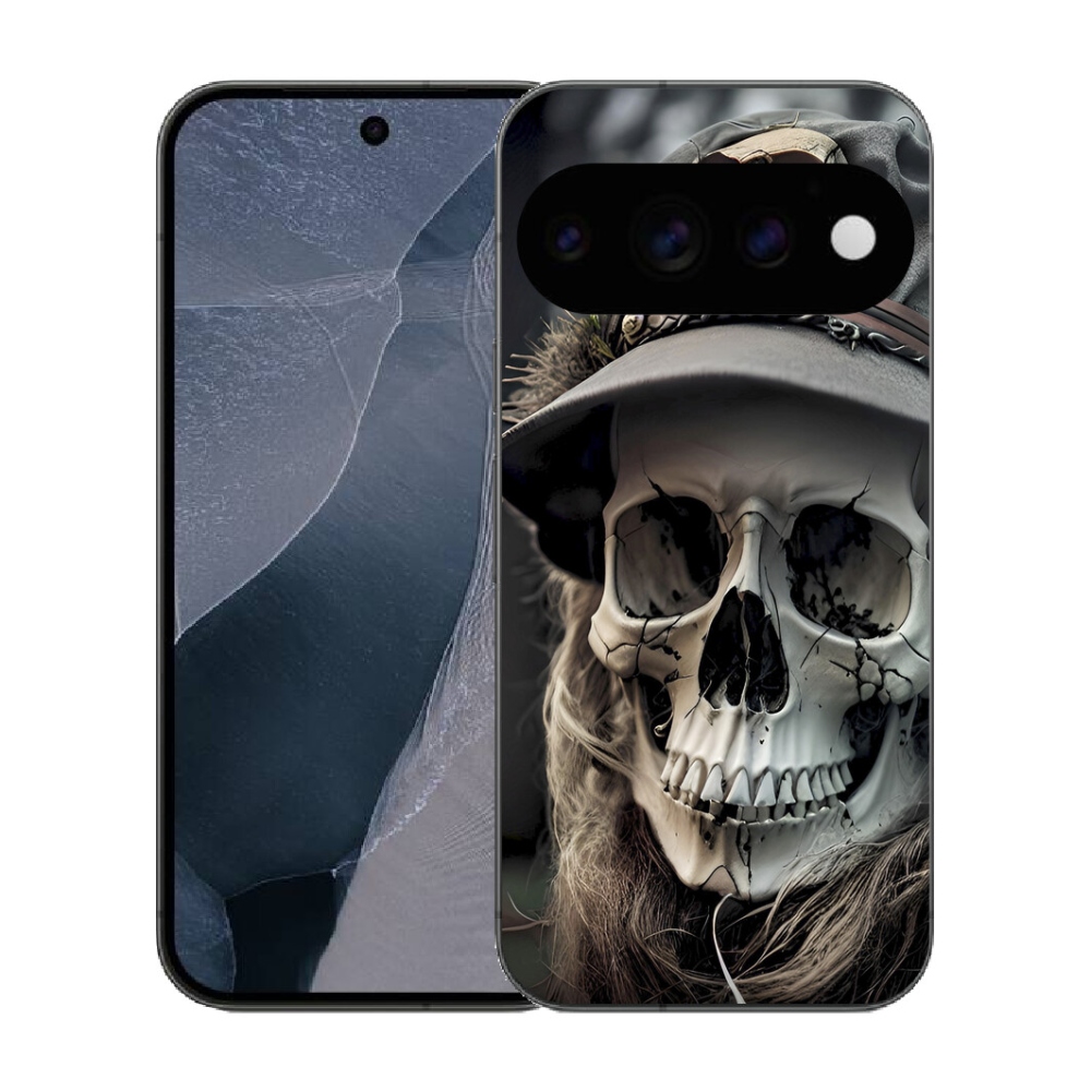 Gélový kryt mmCase na Google Pixel 11 Pro - temná lebka