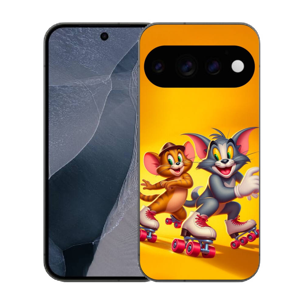 Gélový kryt mmCase na Google Pixel 11 Pro - tom a jerry