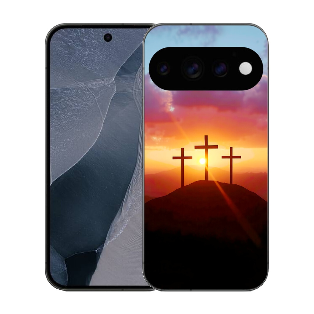 Gélový kryt mmCase na Google Pixel 11 Pro - tri kríža