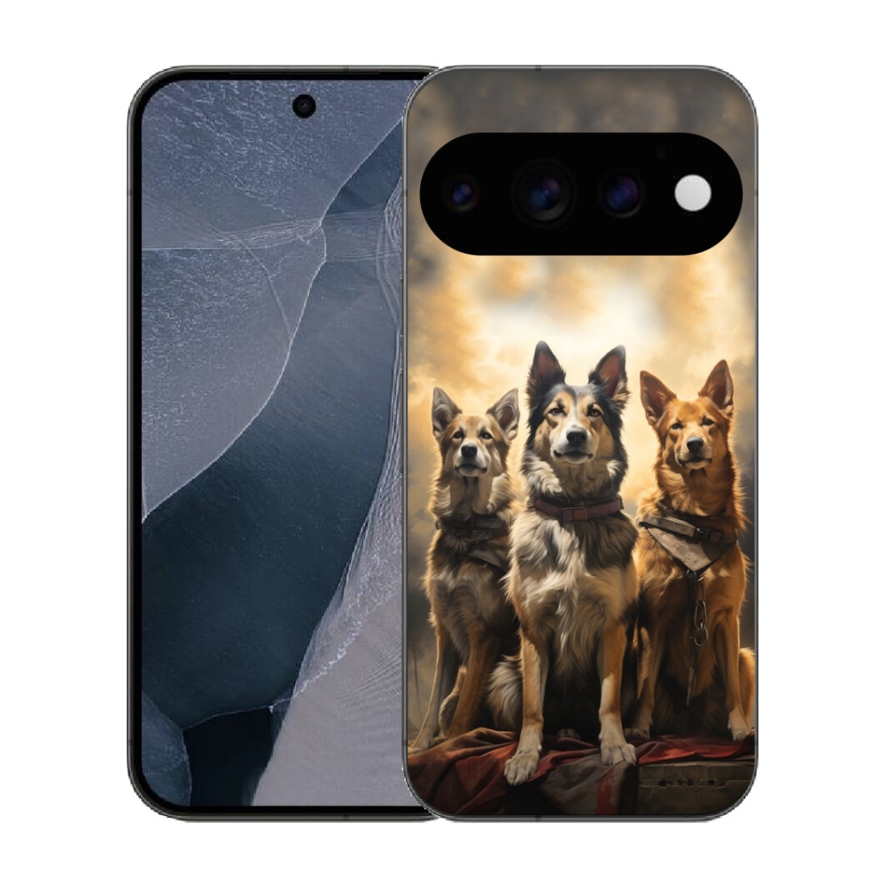 Gélový kryt mmCase na Google Pixel 11 Pro - tri psy