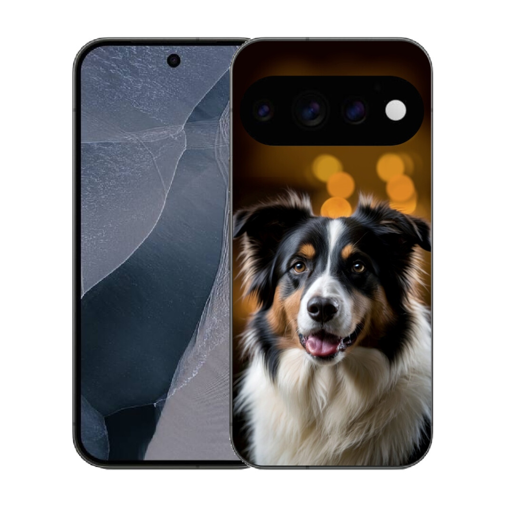 Gélový kryt mmCase na Google Pixel 11 Pro - usmievavý austrálsky ovčiak