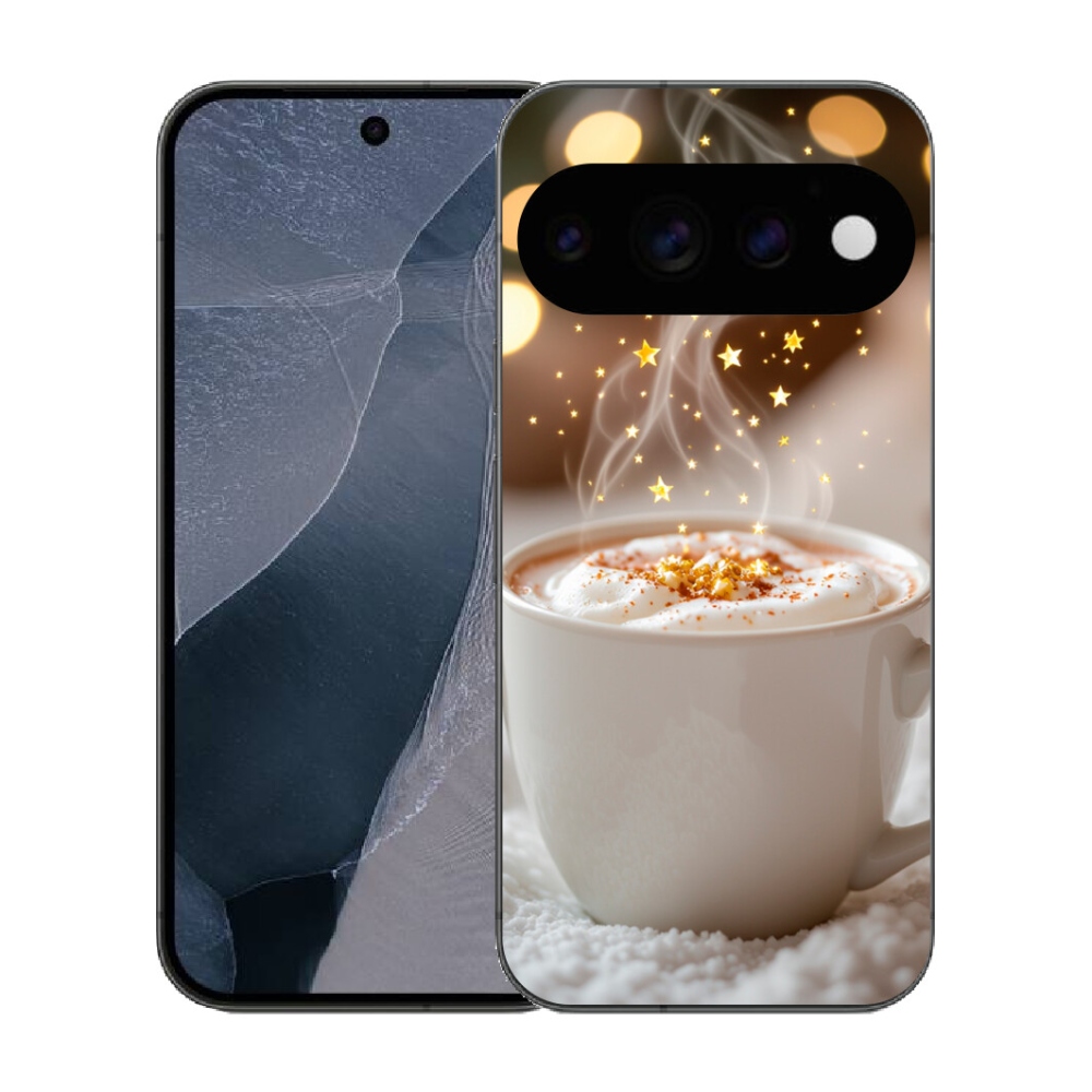 Gélový kryt mmCase na Google Pixel 11 Pro - vianočný horúci nápoj