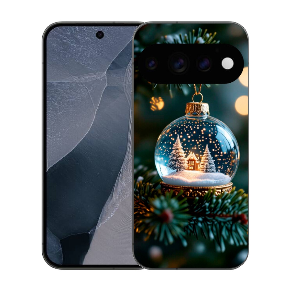 Gélový kryt mmCase na Google Pixel 11 Pro - vianočné gule 2