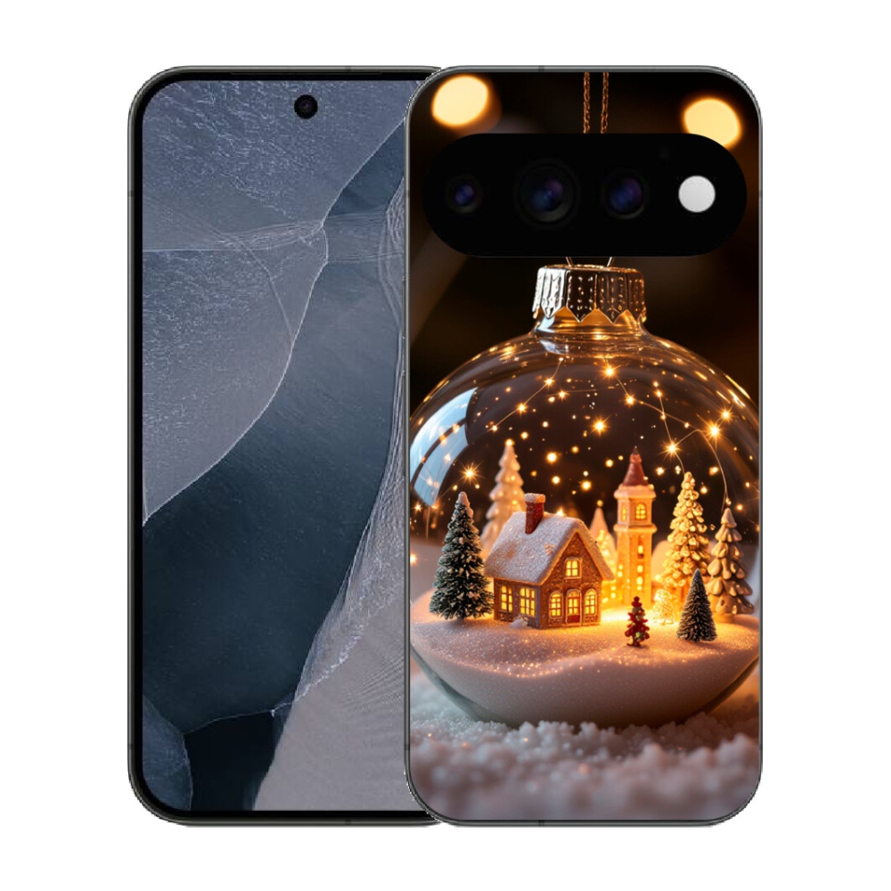 Gélový kryt mmCase na Google Pixel 11 Pro - vianočné gule 3