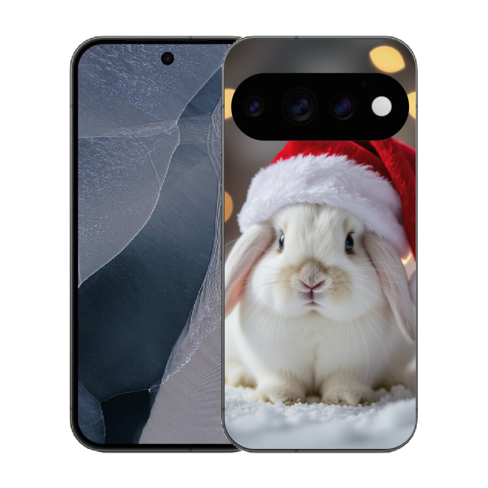 Gélový kryt mmCase na Google Pixel 11 Pro - vianočný králik