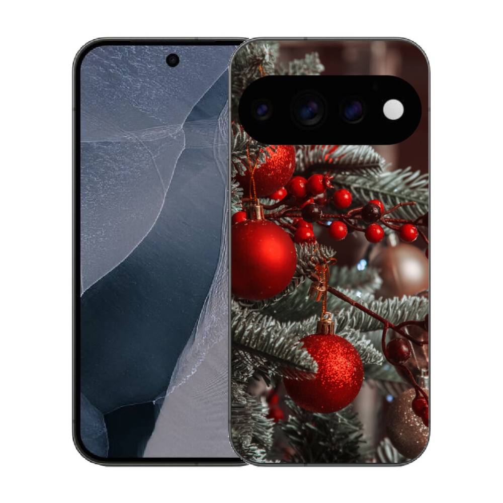 Gélový kryt mmCase na Google Pixel 11 Pro - vianočné ozdoby 2