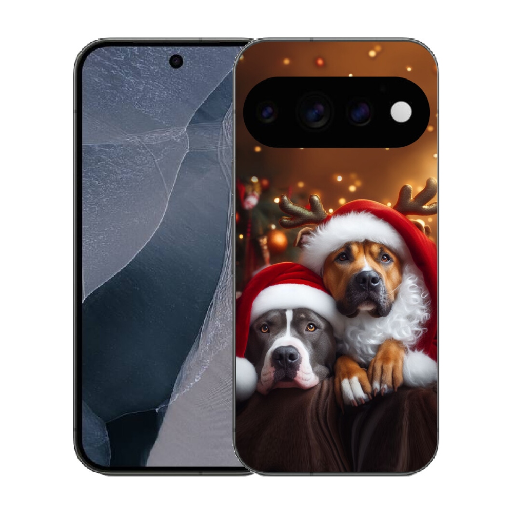 Gélový kryt mmCase na Google Pixel 11 Pro - vianočné psy
