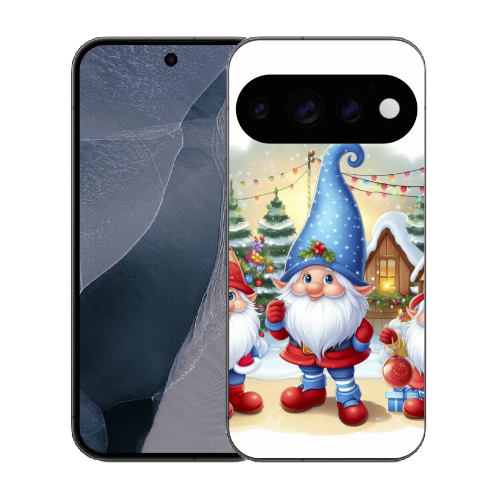Gélový kryt mmCase na Google Pixel 11 Pro - vianočné škriatkovia