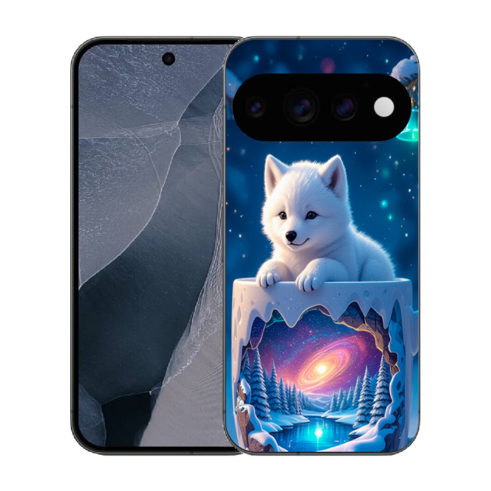 Gélový kryt mmCase na Google Pixel 11 Pro - vianočné šteňa