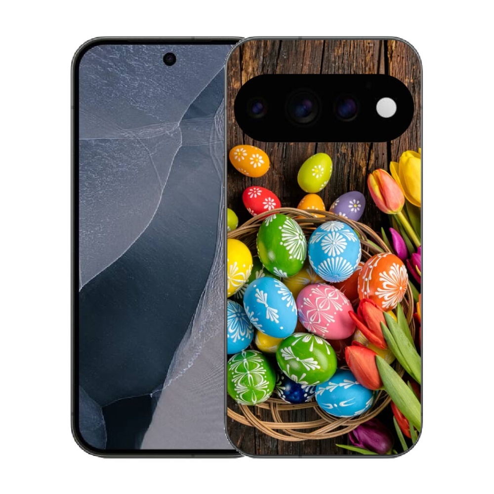 Gélový kryt mmCase na Google Pixel 11 Pro - veľkonočné vajíčka