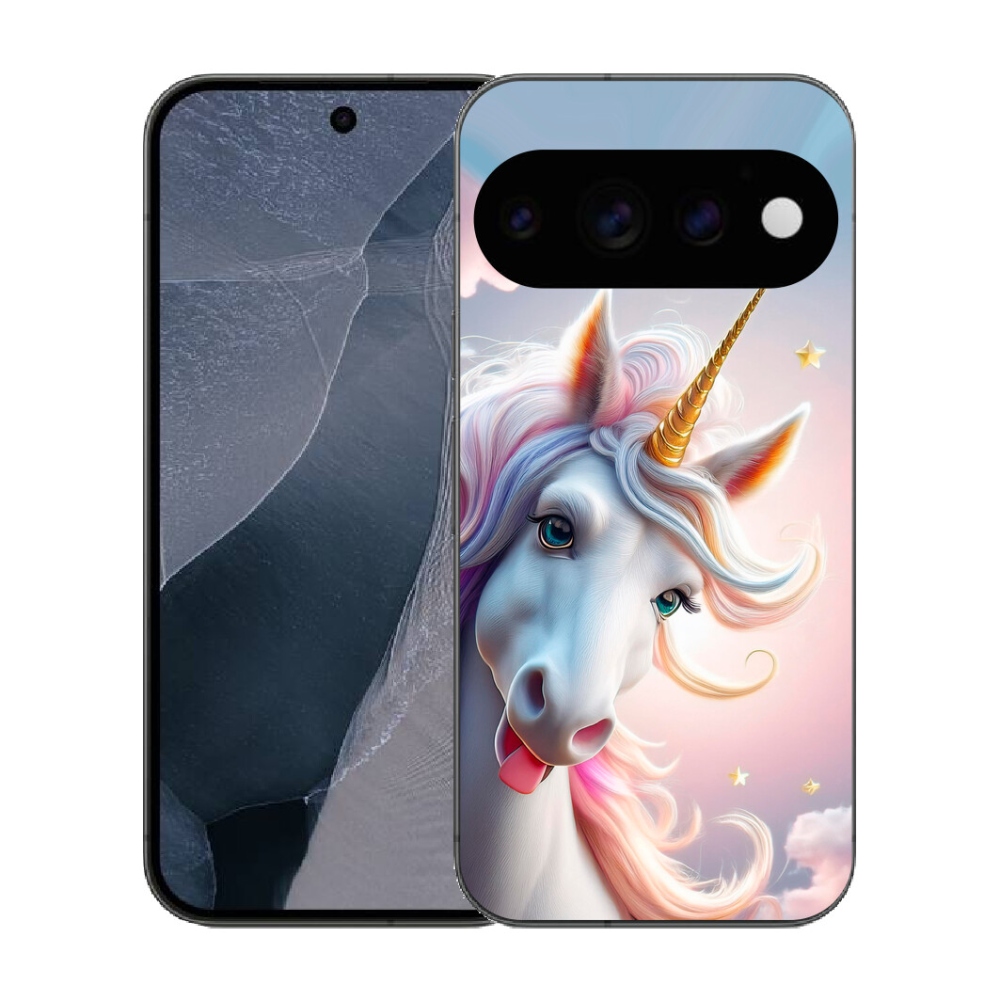 Gélový kryt mmCase na Google Pixel 11 Pro - veselý jednorožec