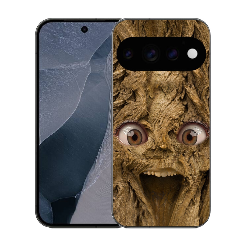 Gélový kryt mmCase na Google Pixel 11 Pro - veselý strom s očami