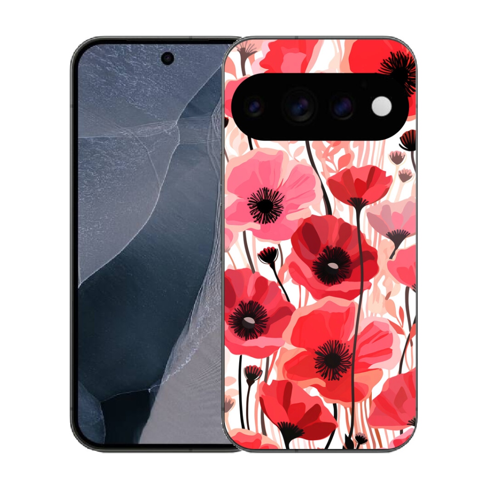Gélový kryt mmCase na Google Pixel 11 Pro - vlčí mak 1
