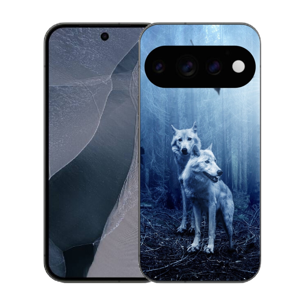 Gélový kryt mmCase na Google Pixel 11 Pro - vlci v lese