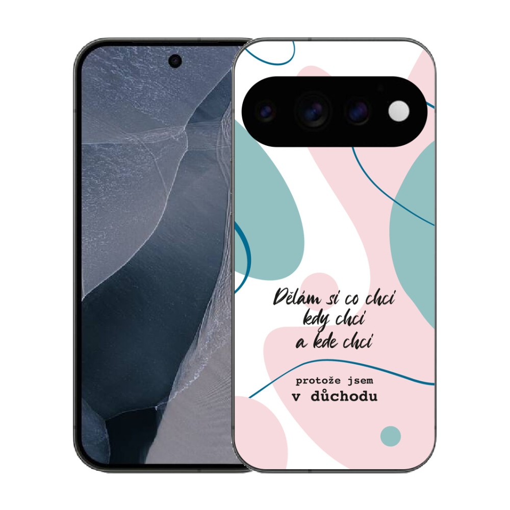 Gélový kryt mmCase na Google Pixel 11 Pro - vtipný text 10 biele pozadie