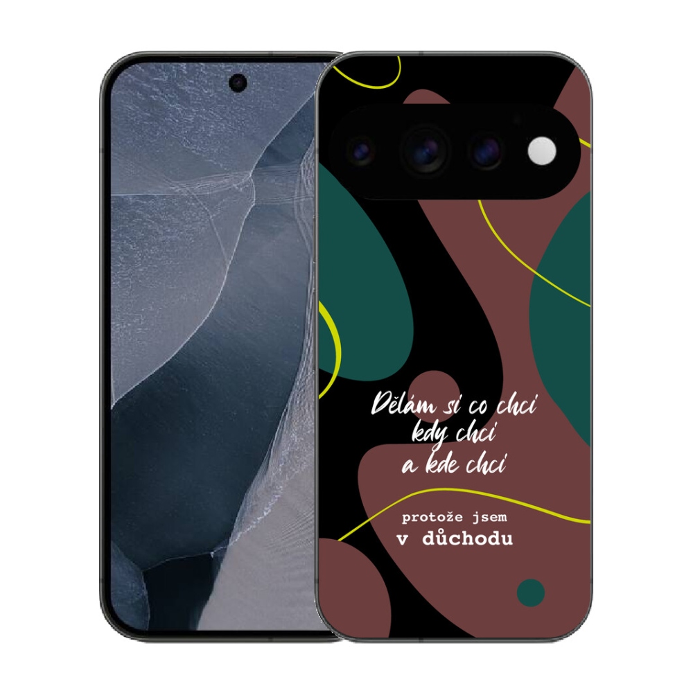 Gélový kryt mmCase na Google Pixel 11 Pro - vtipný text 10 čierne pozadie