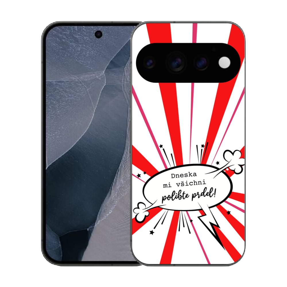 Gélový kryt mmCase na Google Pixel 11 Pro - vtipný text 15 biele pozadie