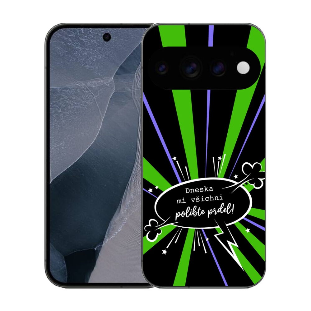 Gélový kryt mmCase na Google Pixel 11 Pro - vtipný text 15 čierne pozadie