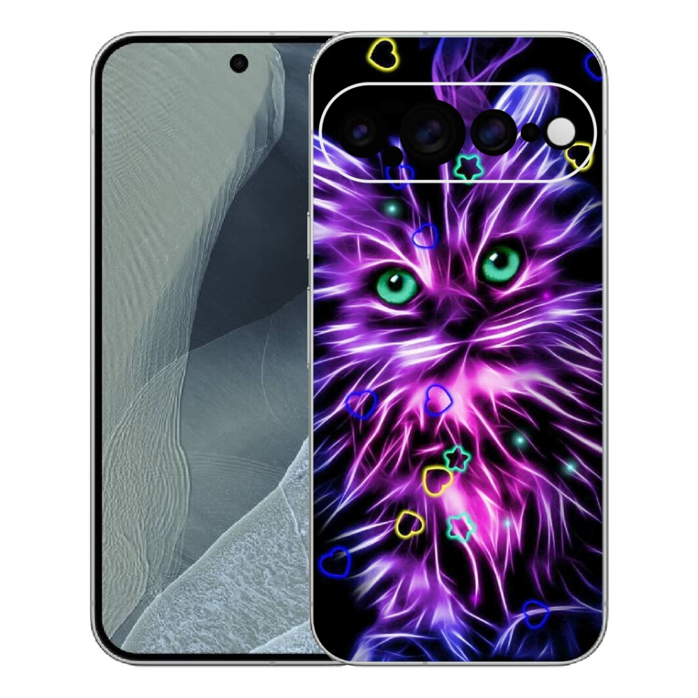 Gélový kryt mmCase na Google Pixel 11 Pro XL - abstraktná mačka