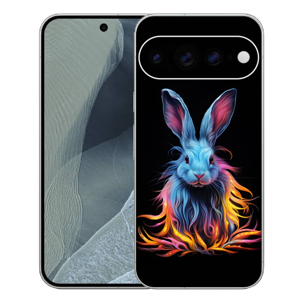 Gélový kryt mmCase na Google Pixel 11 Pro XL - abstraktný zajac