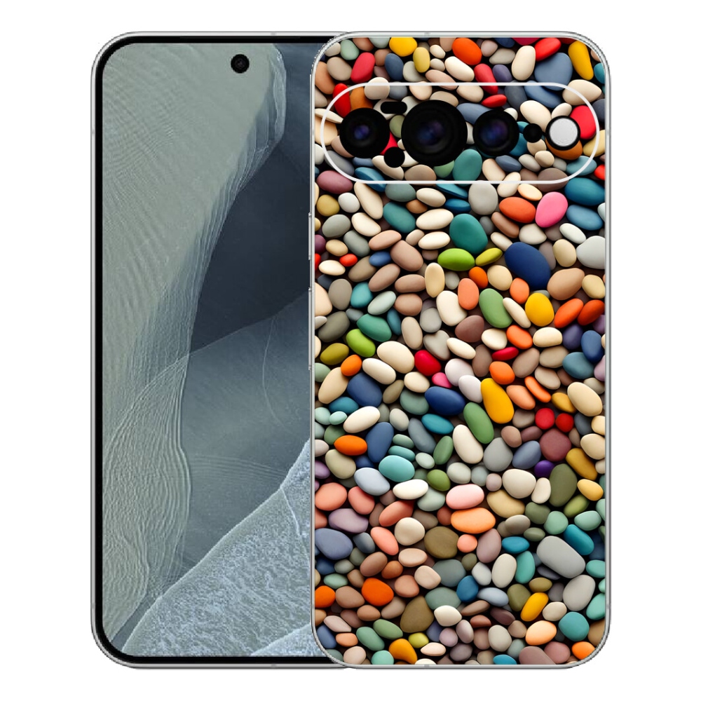 Gélový kryt mmCase na Google Pixel 11 Pro XL - farebné kamienky 2