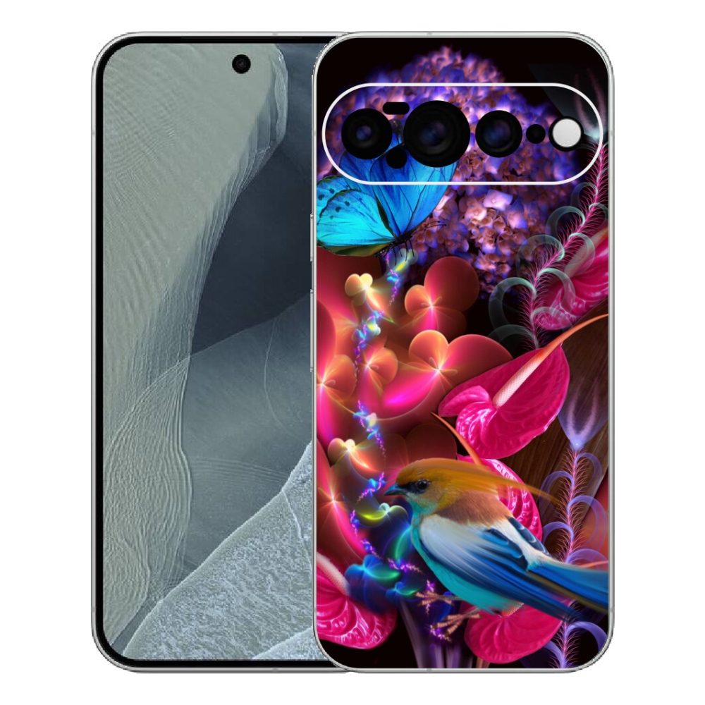 Gélový kryt mmCase na Google Pixel 11 Pro XL - farebné kvety