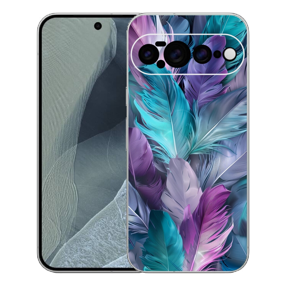 Gélový kryt mmCase na Google Pixel 11 Pro XL - farebné perie 2
