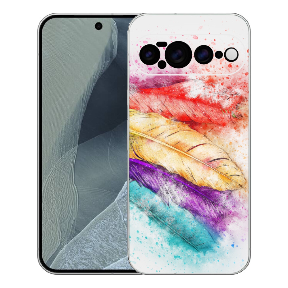 Gélový kryt mmCase na Google Pixel 11 Pro XL - farebné perie
