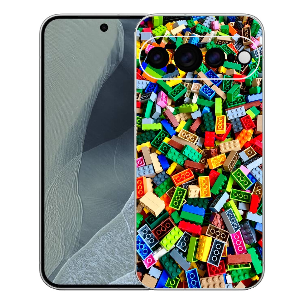 Gélový kryt mmCase na Google Pixel 11 Pro XL - farebné stavebné kocky
