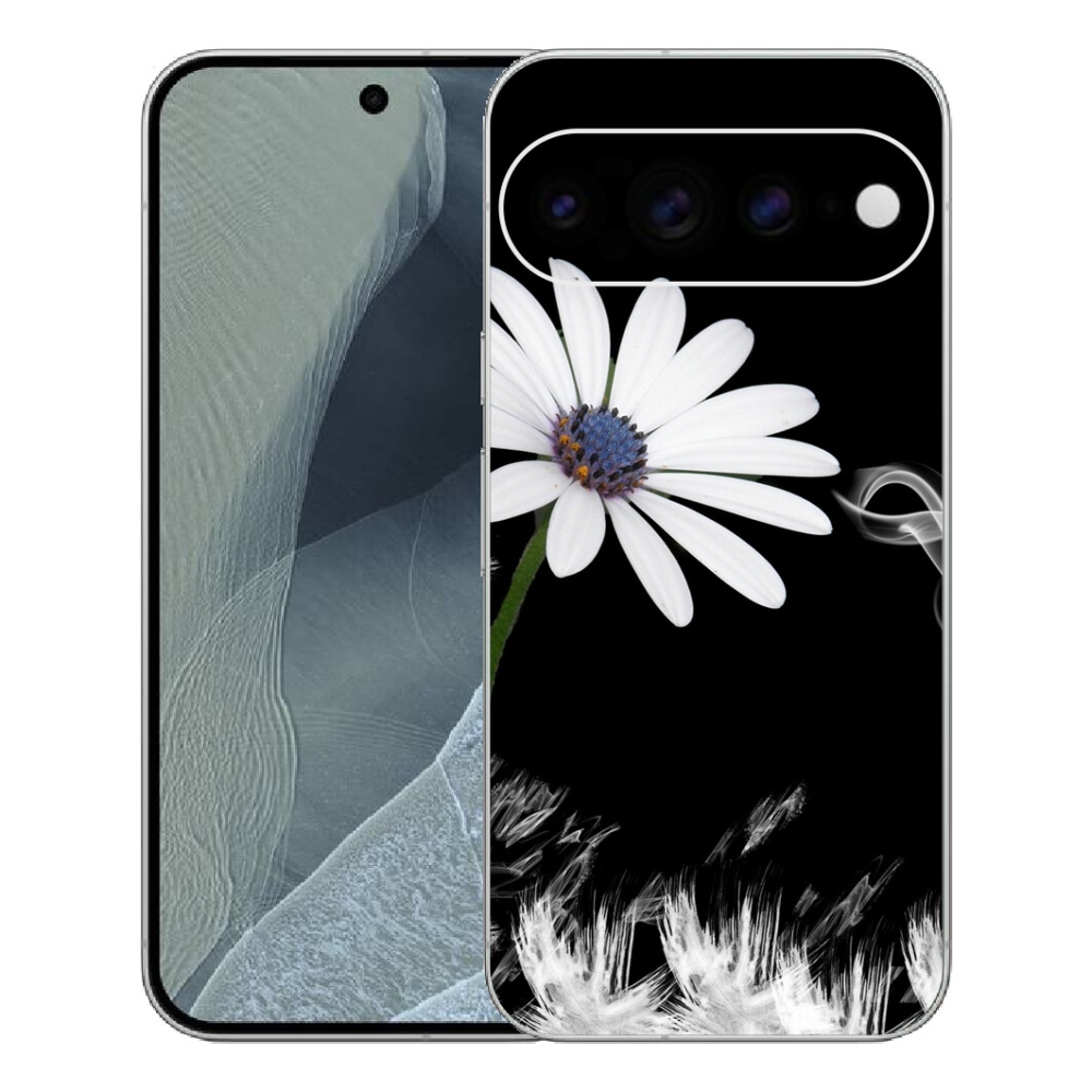 Gélový kryt mmCase na Google Pixel 11 Pro XL - biela kvetina
