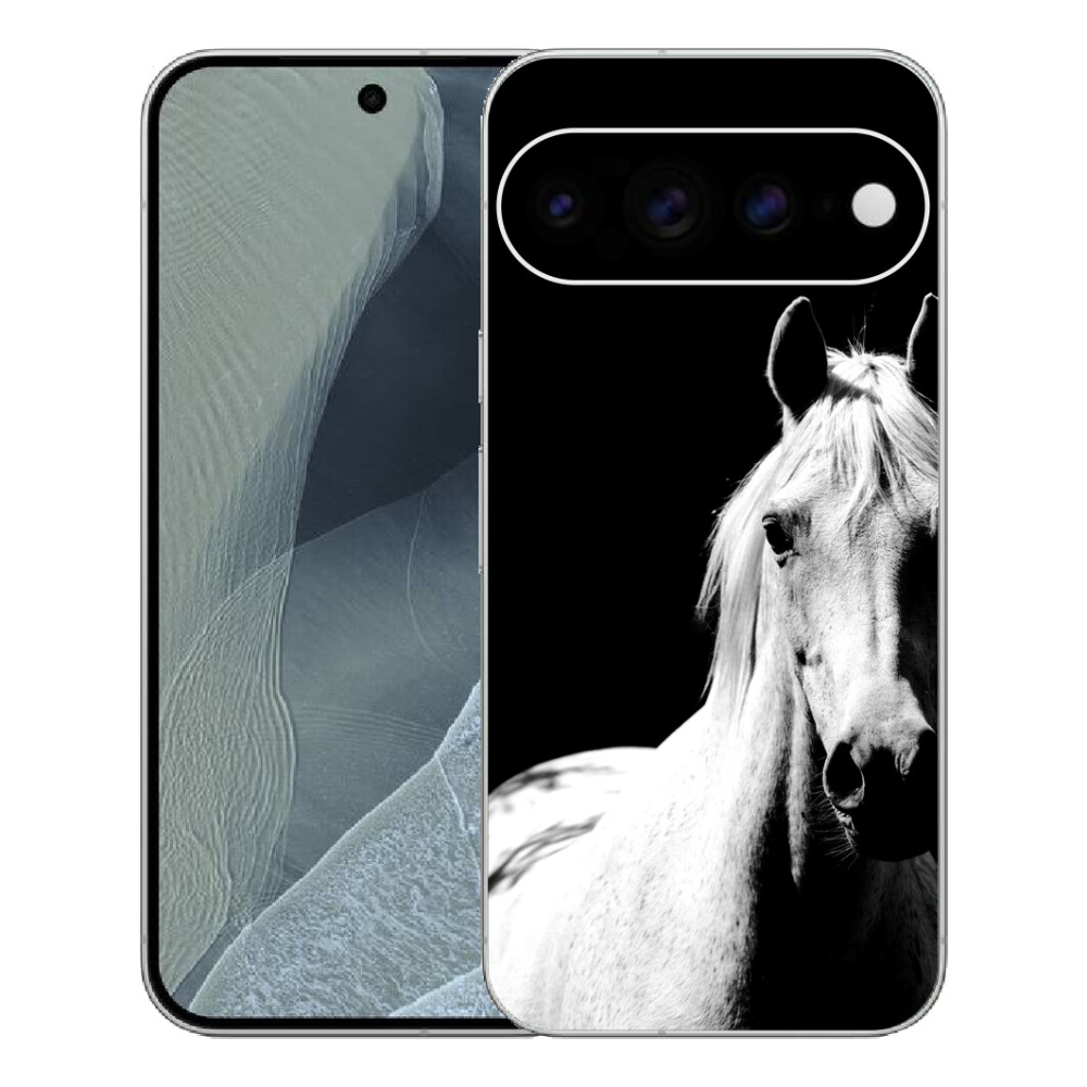 Gélový kryt mmCase na Google Pixel 11 Pro XL - biely kôň 5