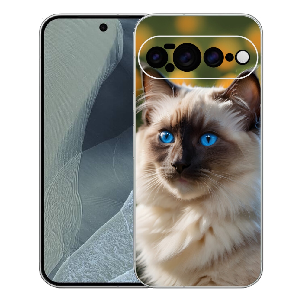 Gélový kryt mmCase na Google Pixel 11 Pro XL - biely ragdoll