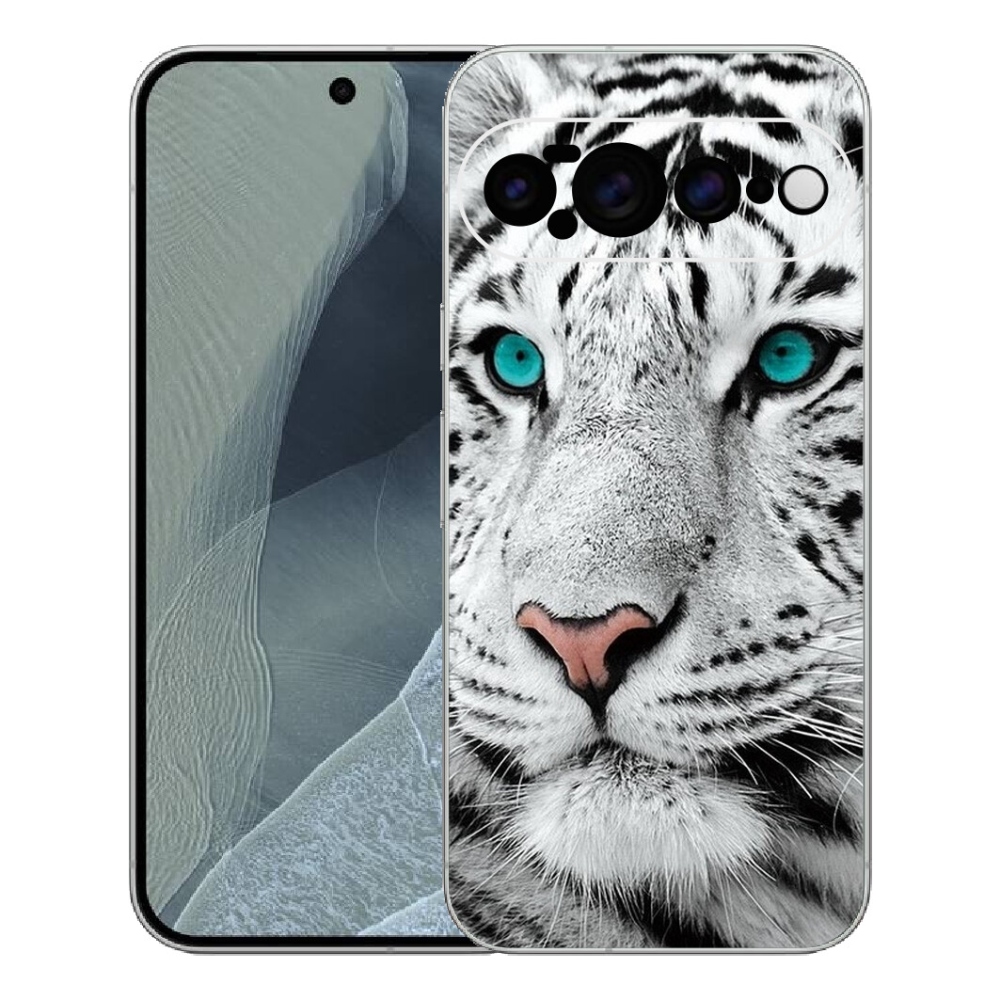 Gélový kryt mmCase na Google Pixel 11 Pro XL - biely tiger
