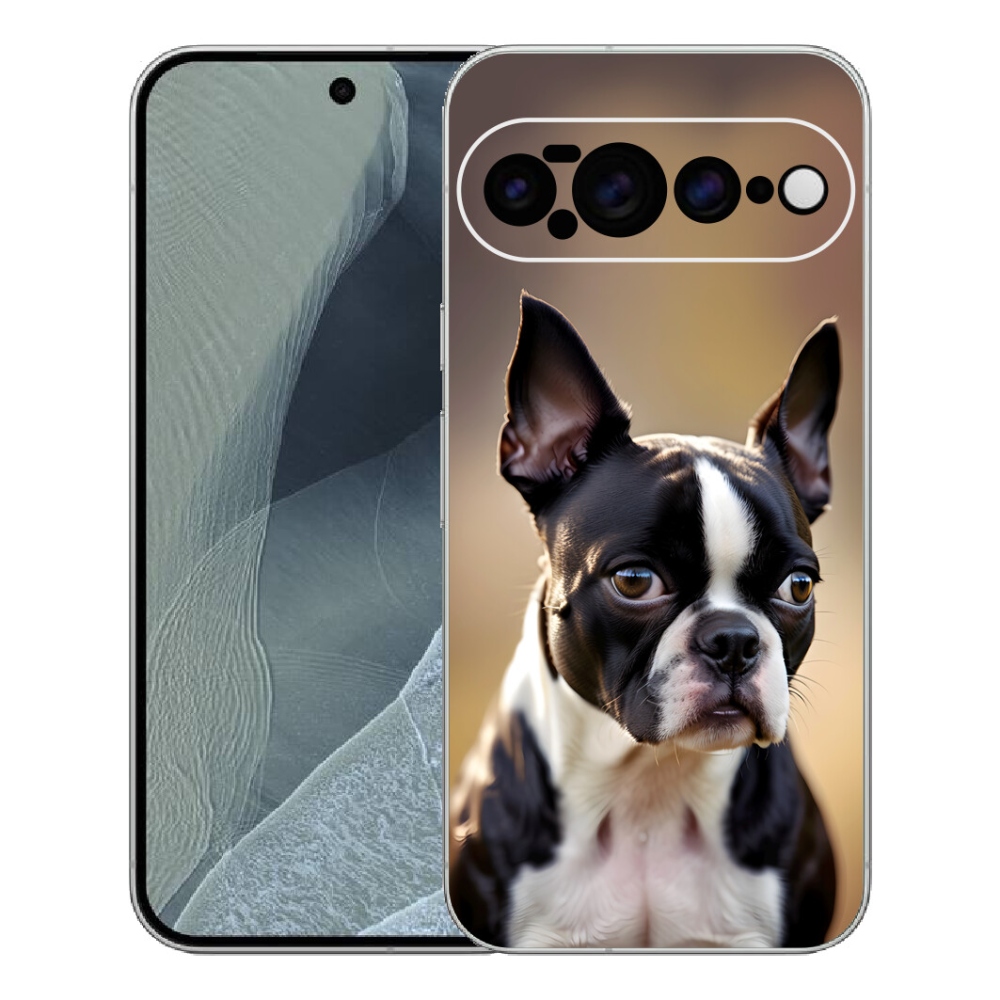 Gélový kryt mmCase na Google Pixel 11 Pro XL - bostonský teriér