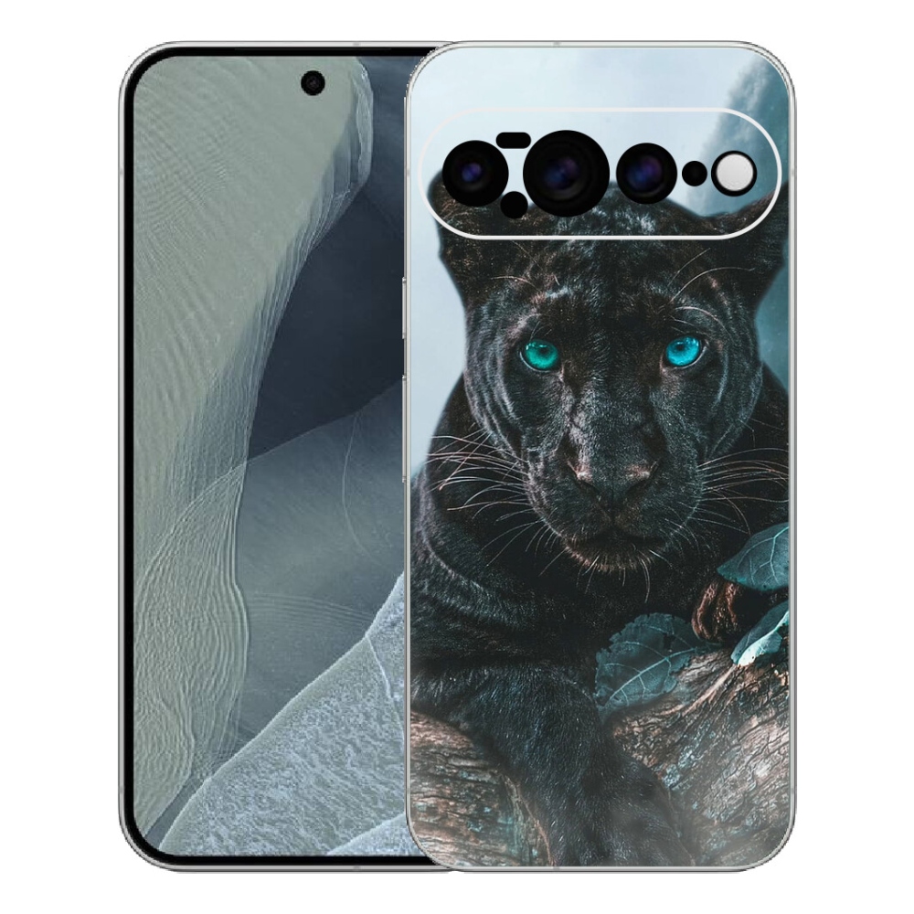 Gélový kryt mmCase na Google Pixel 11 Pro XL - čierny panter