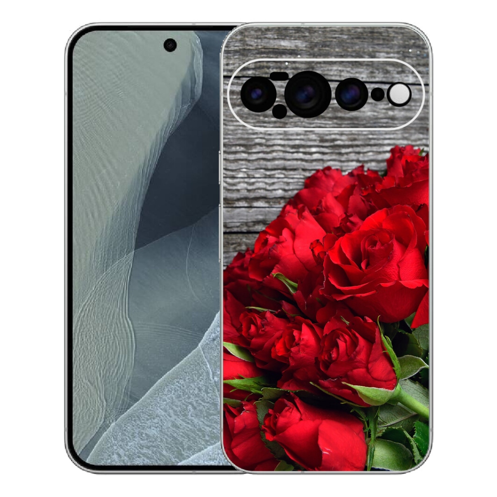 Gélový kryt mmCase na Google Pixel 11 Pro XL - červené ruže