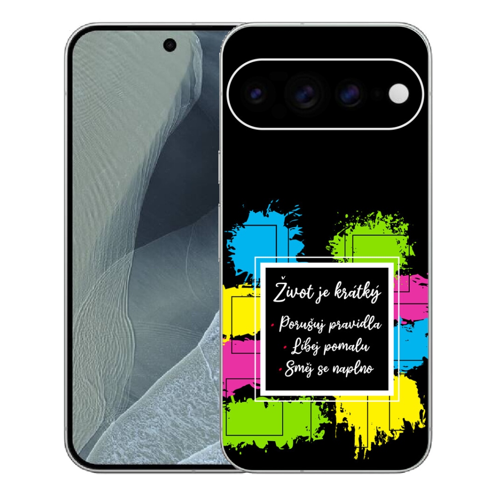Gélový kryt mmCase na Google Pixel 11 Pro XL - citát 5 čierne pozadie