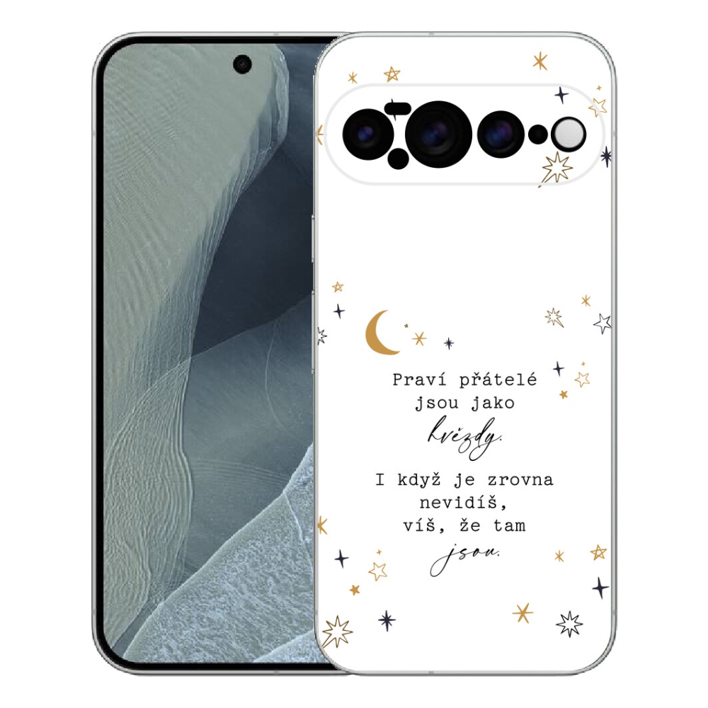 Gélový kryt mmCase na Google Pixel 11 Pro XL - citát 6 biele pozadie