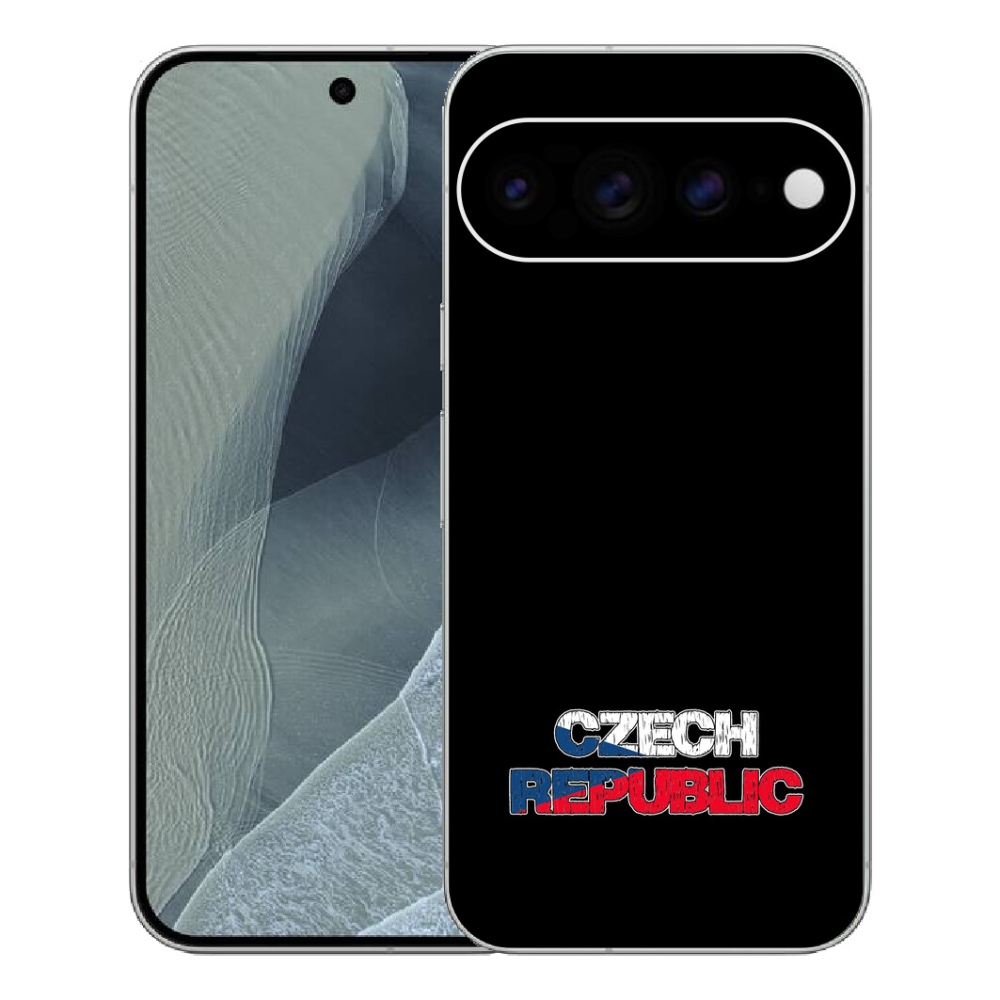 Gélový kryt mmCase na Google Pixel 11 Pro XL - Slovak Republic čierne pozadie